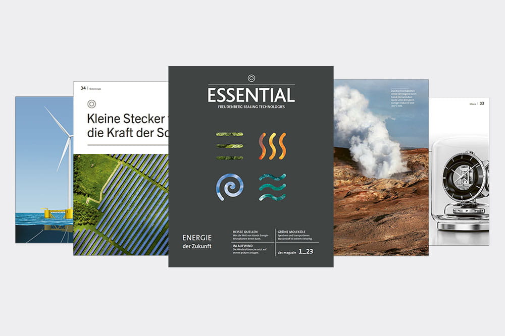 Mockup der Zeitschrift ESSENTIAL Ausgabe Mai 2023